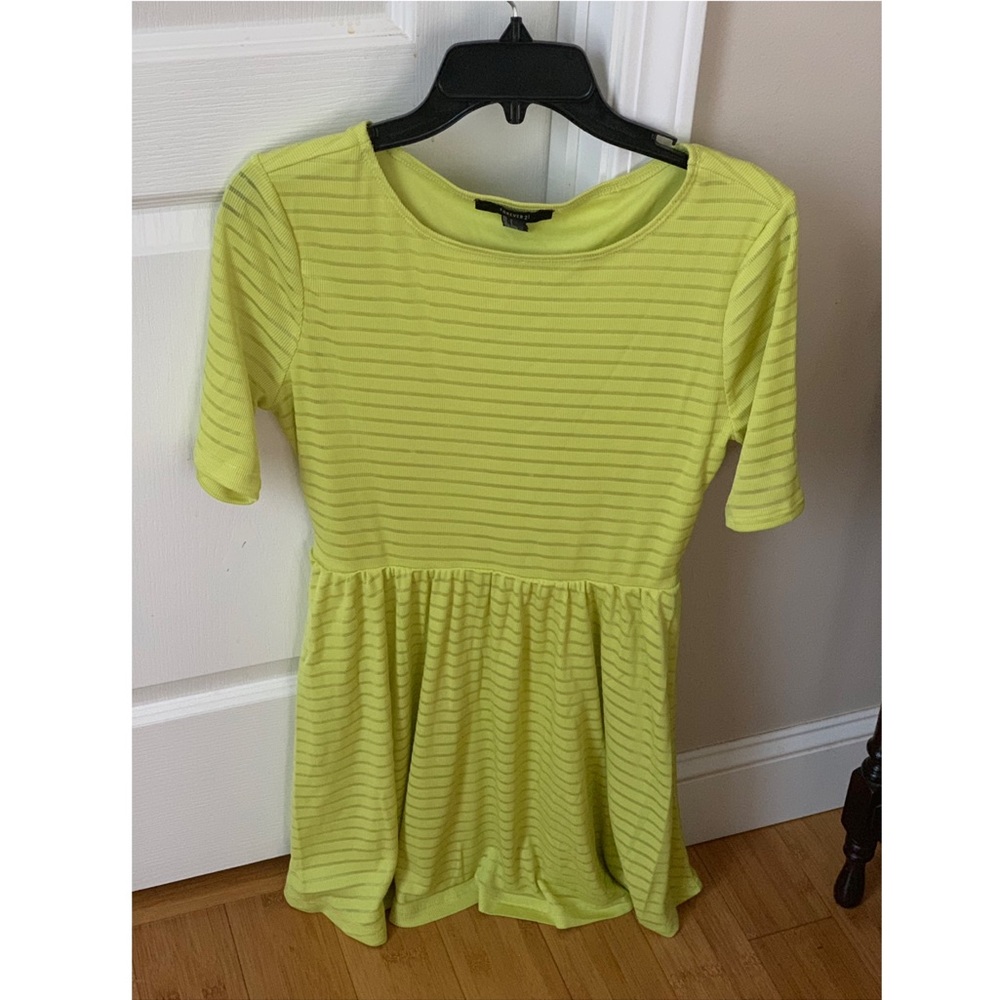 Forever 21 Neon Ribbed Dress